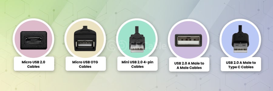 types of usb cables